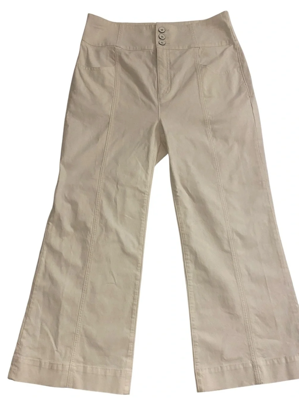 kate spade Women’s white high waisted Cropped Jeans size 30